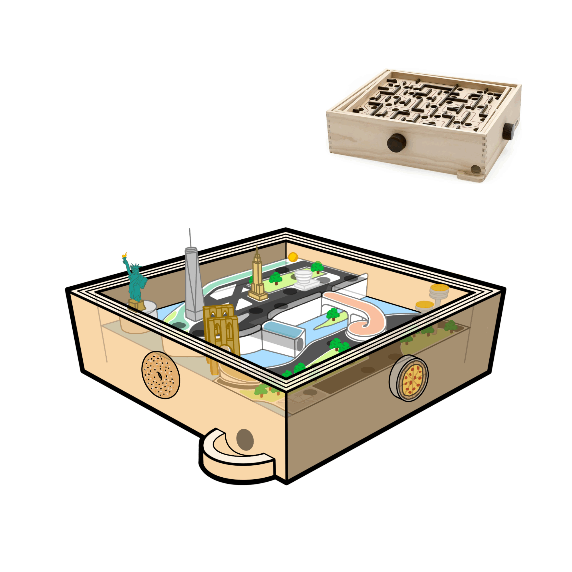 Multiplayer - NYC Labyrinth Sketch